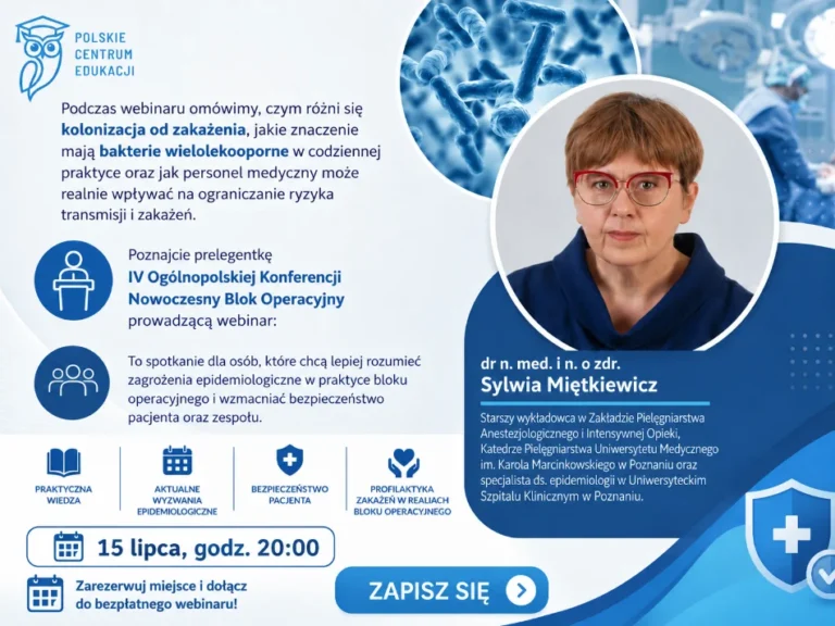 Bakterie wielolekooporne to jedno z największych wyzwań współczesnej ochrony zdrowia – szczególnie w środowisku bloku operacyjnego, gdzie bezpieczeństwo pacjenta, profilaktyka zakażeń i właściwe procedury mają kluczowe znaczenie.
